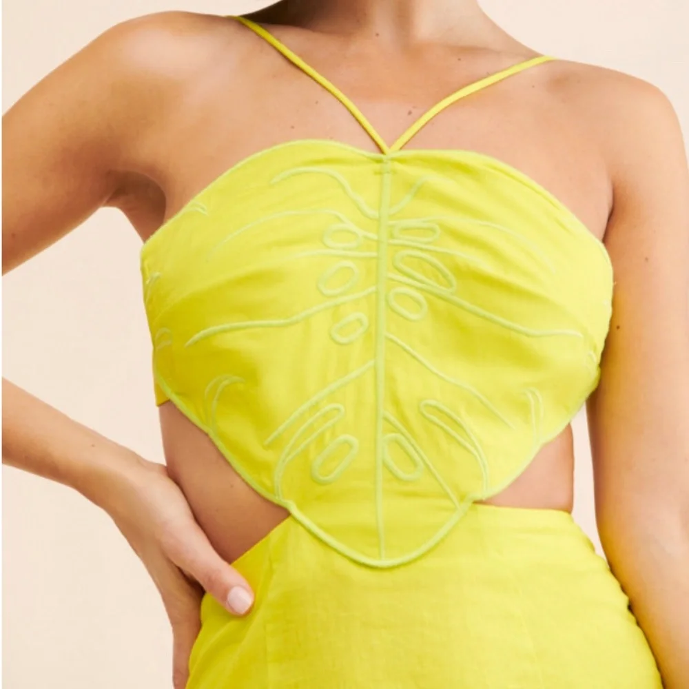 FARM Rio Monstera Midi Dress | Sz M - Picture 6 of 6